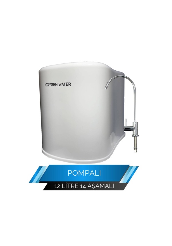14 Aşamalı Pompalı 12 Litre Çelik Tanklı Su Arıtma Cihazı 14 Aşamalı Pompalı 12 Litre Çelik Tanklı Su Arıtma Cihazı