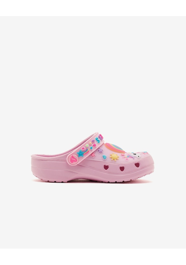 Resim Skechers Heart Charmer Küçük Kız Çocuk Pembe Işıklı Terlik 308406n Lpmt Pembe 
