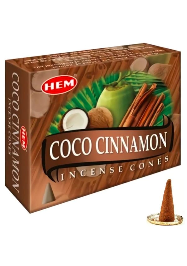 Hem Tütsü Coco Cinnamon 10 Konik