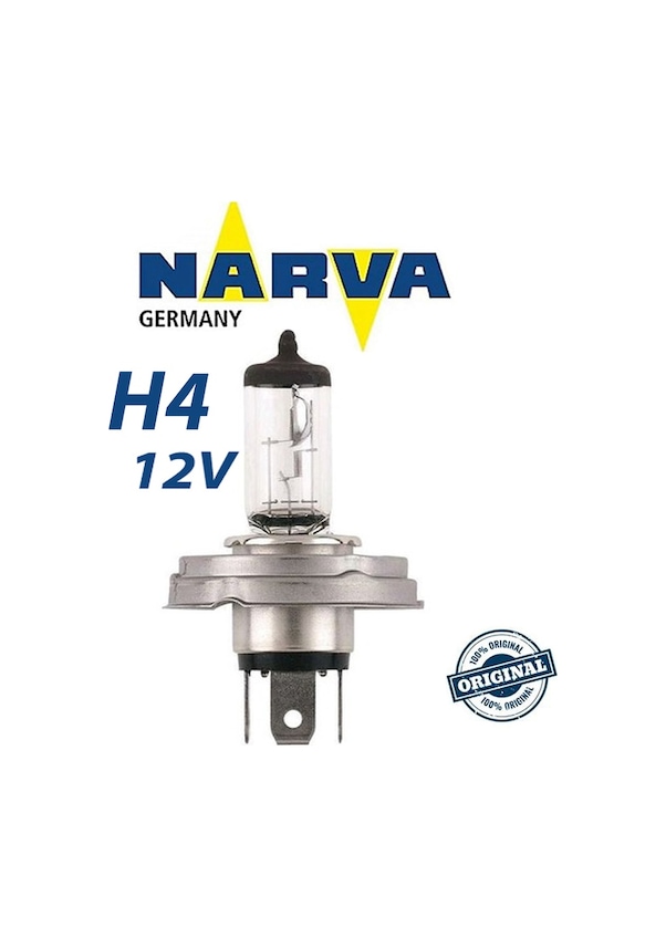 Resim Narva 12V H4 Ampul 60 55W Standart 