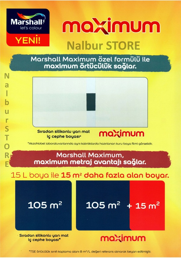 Marshall Maxımum Iç Duvar Boyası 20KgTavan Boyası 10KgRutubetli Marshall Maxımum Iç Duvar Boyası 20KgTavan Boyası 10KgRutubetli