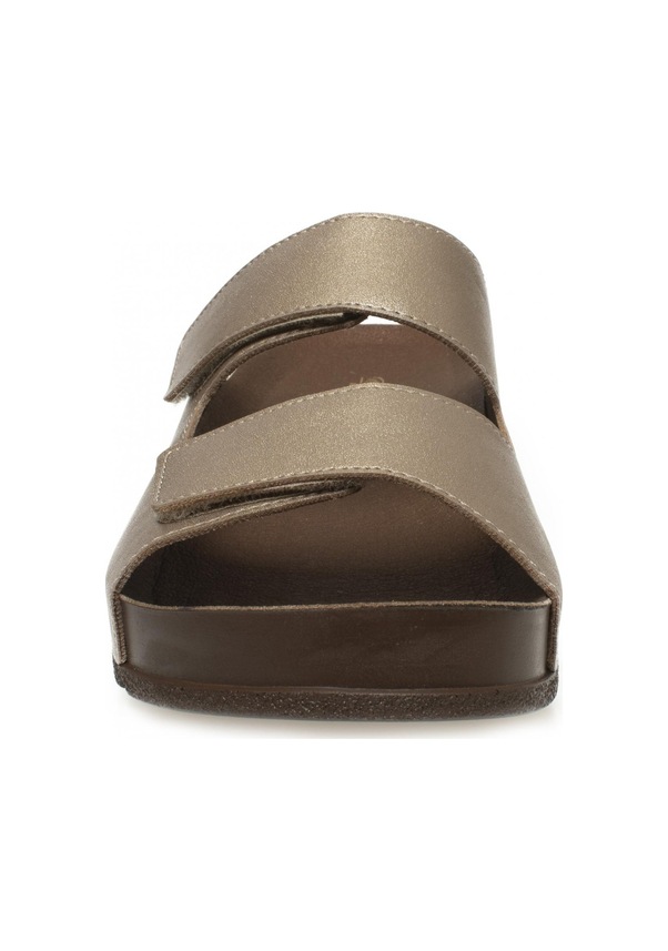 Resim Muya 33210z Passanger Çift Bant Cırtlı Günlük Altın Kadın Terlik Altın 