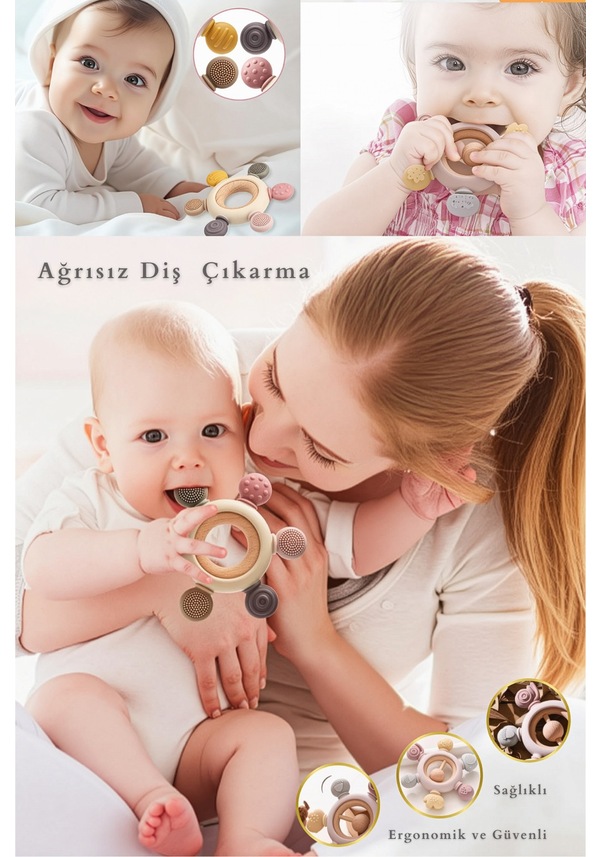 Resim Konesam Bacak Masaj Cihazı, 360 Sarımsı Masaj, Kas Alıcı, 5 Bağımsız Rulman, Güzelleştirici Bacak Çizgileri, Ayarlanabilir Genişlik Pembe 