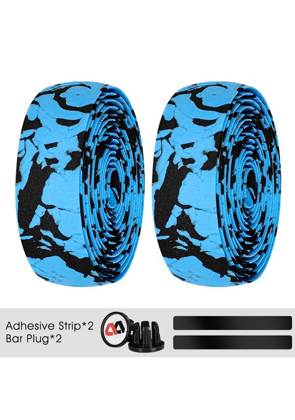 Cbtx Bisiklet Kendinden Yapışkanlı Köpük Gidon Bisiklet Kolu Bantı Mavi