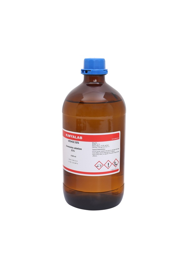 Kimyalab Amonyum Hidroksit %25 - Ammonium Hydroxide - Amonyak 2.5 L ...