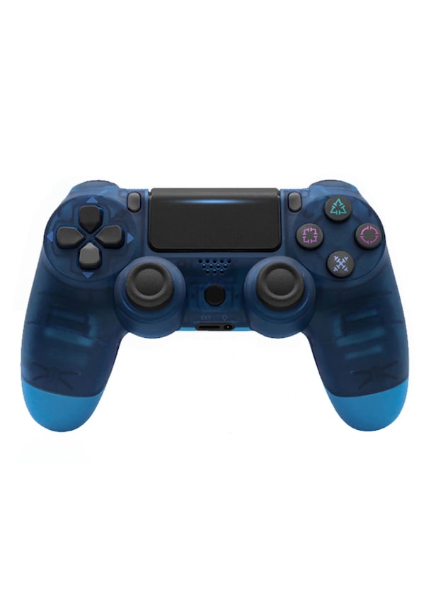 PS4 Dualshock 4 V2 Kablosuz PS4 Kol Mavi Kristal Joystick