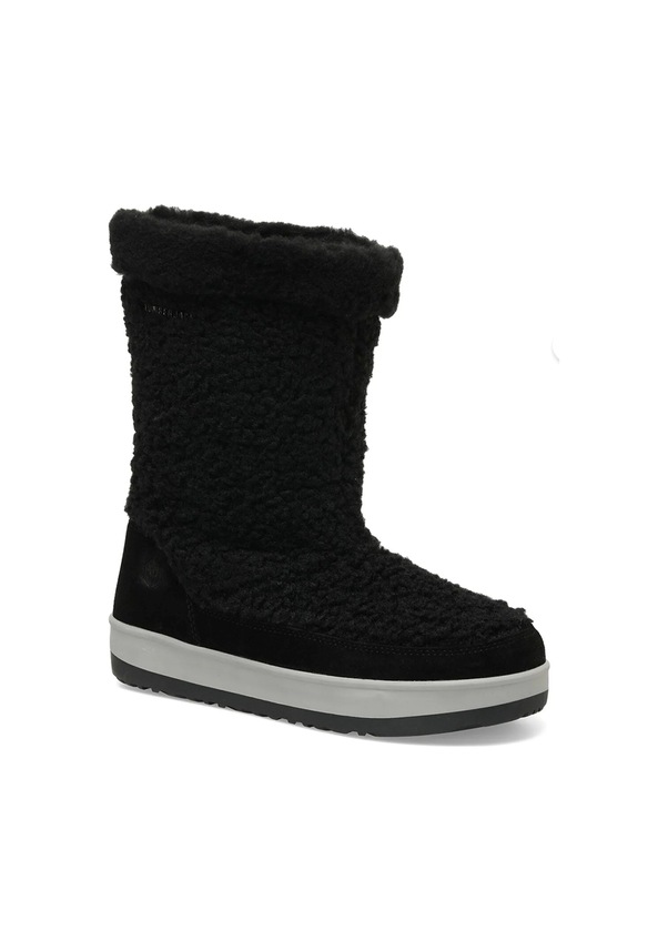 Resim Aurora Siyah Kadın Su Geçirmez Kar Botu Kürklü İç Astar, Ka... Siyah 