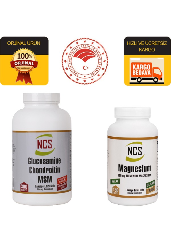Magnesium Malat 180 Tablet Glucosamine Chondroitin Msm 300 Tablet
