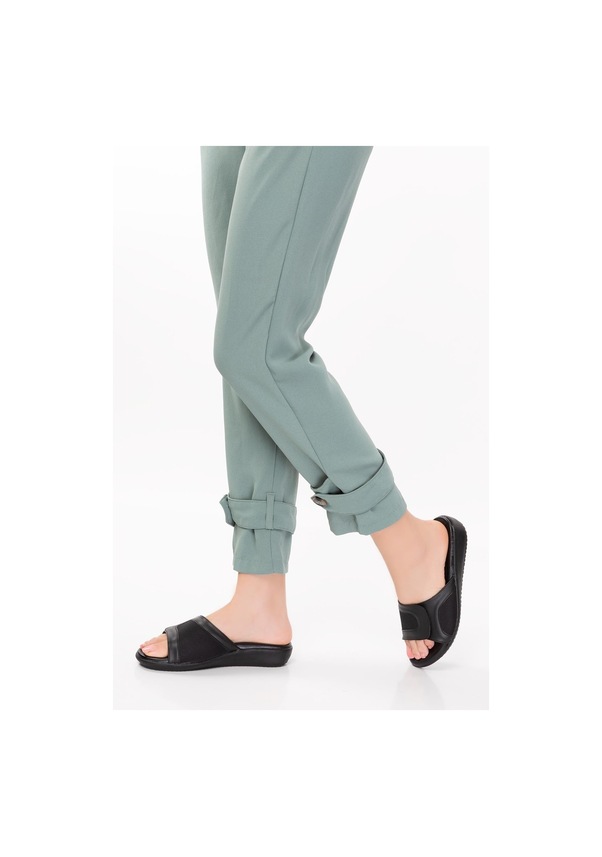 Resim Artı-artı020-5002 Ortopedik Topuk Dikeni&kemik Çıkıntısı Fonksiyonlu Siyah Kadın Terlik 001 