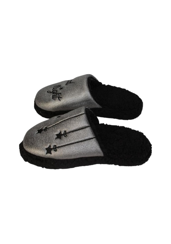 Resim YAZKIŞ Kadın Gri Yumuşak Kaymaz Taban içi Polarlı Ev Terliği Gri 