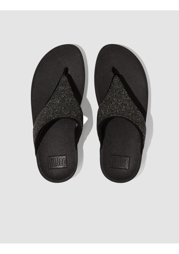 Resim Fitflop Lulu Opul Gb4 Siyah Kadın Parmak Arası Terlik Siyah 