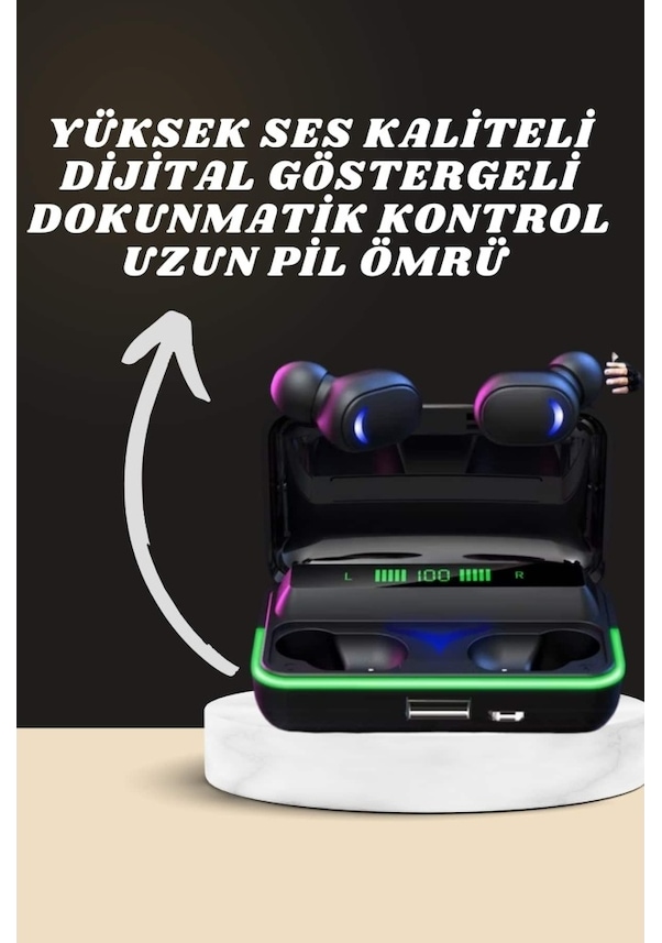 Resim Yeni Nesil Akıllı Saat Ve Bluetooth Kulaklık Kampanyası Android Ve İos Uyumlu Uyku Ve Sağlık Takibi 