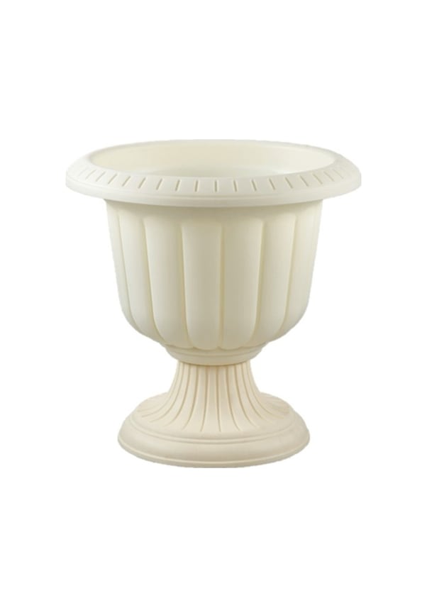 Resim Nergiz Saksı 47 LT - Kirli Beyaz Renk 