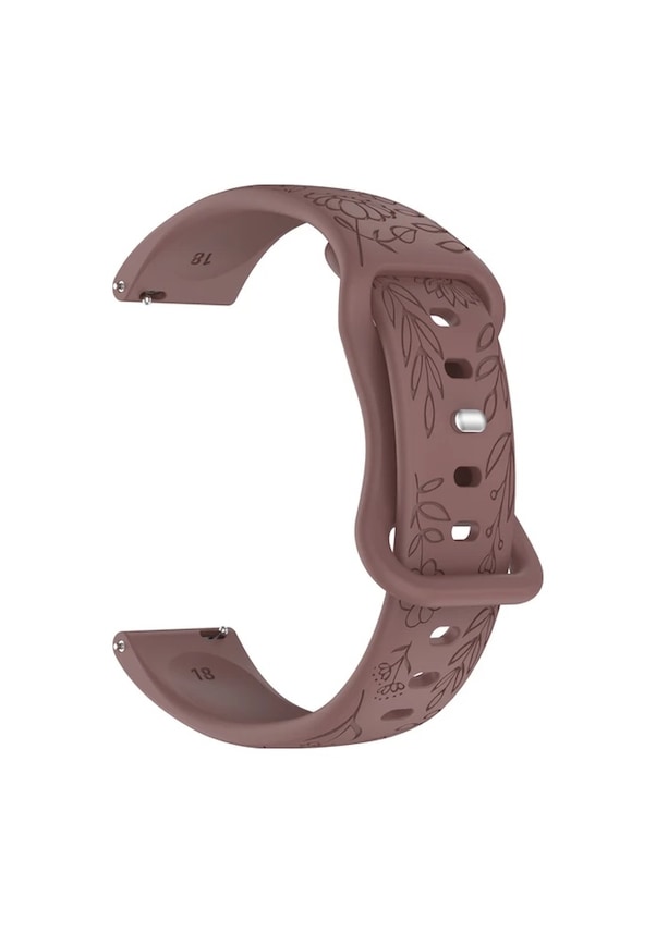 Resim Cloud011 Kadın Bilek Kayışı Brownness 18mm Garmin Venu 3s 2s Sq Vivoactive 6 5 