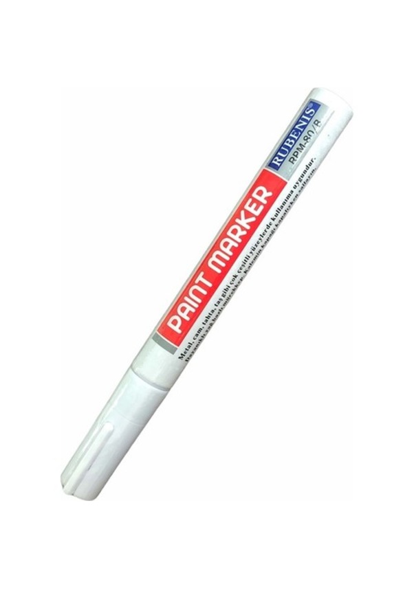 Rubenis Paint Marker Kalem Beyaz Rpm-80B