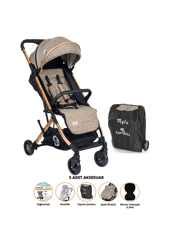 Lorelli Myla Kabin Bebek Arabası Pearl Beige