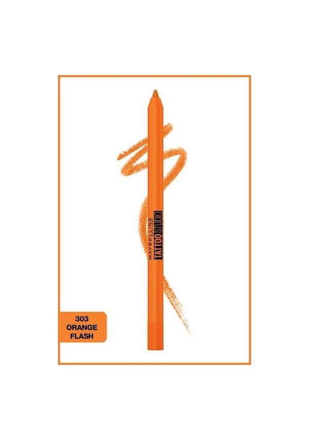 Resim Maybelline New York Tattoo Liner Jel Göz Kalemi 303 Orange Flash 