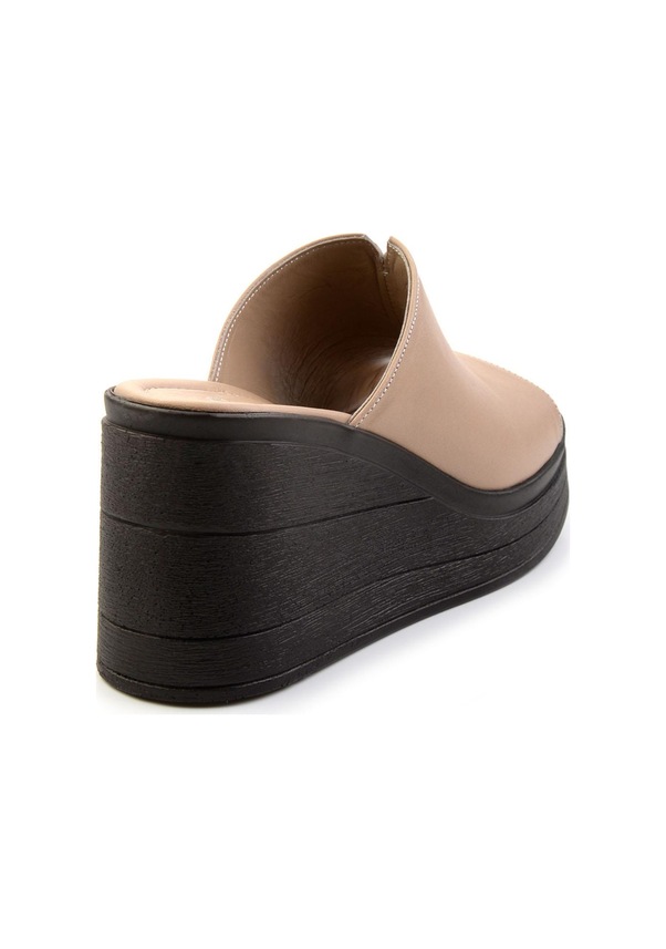 Resim Vizon Leather Kadın Terlik K04040012603 Vizon 