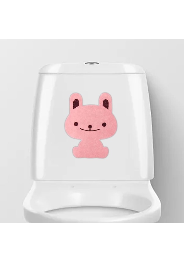 Resim Suntek Karikatür Hayvanlar Tuvalet Deodorantı Tavşan 