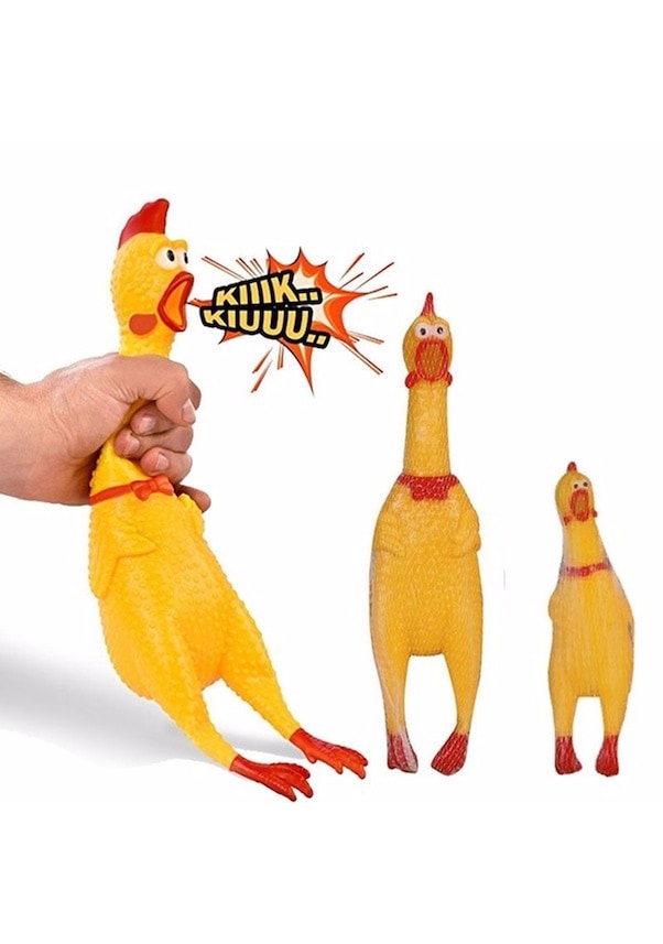 Bağıran Horoz Shrilling Chicken Oyuncak Çocuk ve Evcil Hayvan Oyu