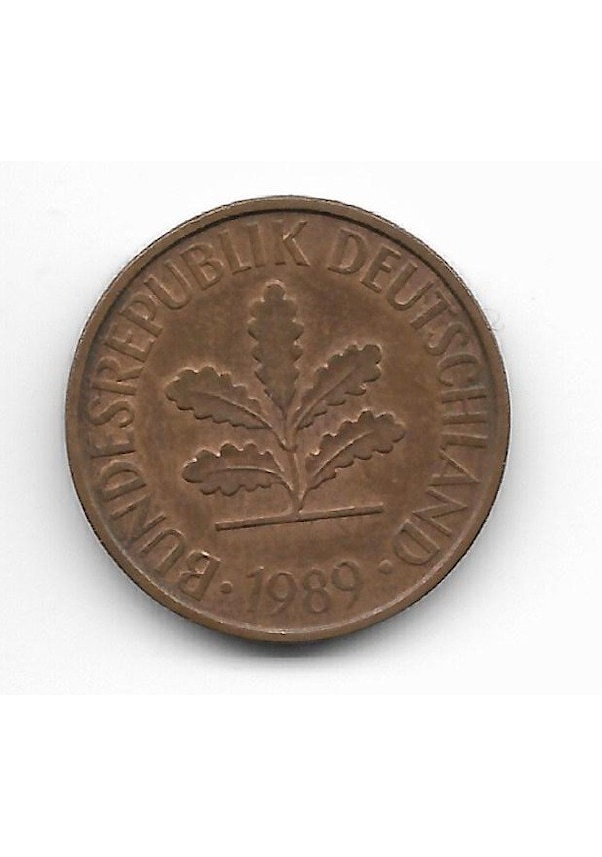 Almanya 2 Pfennig 1989-D (mp0610)
