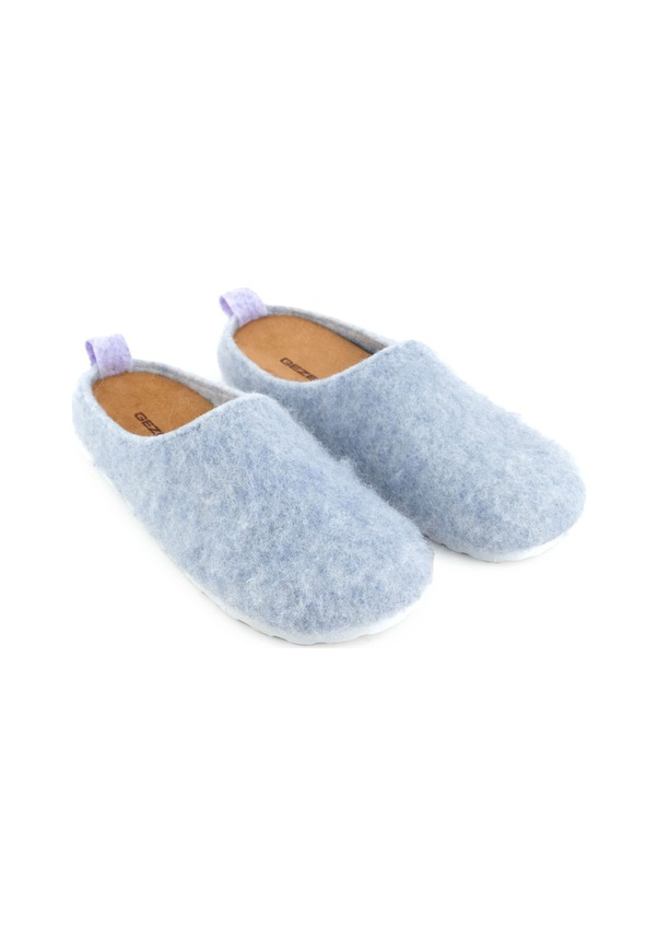 Resim Gezer Kadın Kışlık Rahat Taban Keçe Ev Bahçe Terlik Gt1kze.13898.07.5r9.2m Lila 