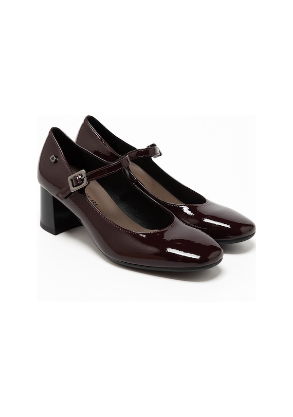 Resim Oxford Klasik Kadın 235743ds Donna Serena 5743ds Slıde Naplack Bordeaux Naplack Bordeaux 