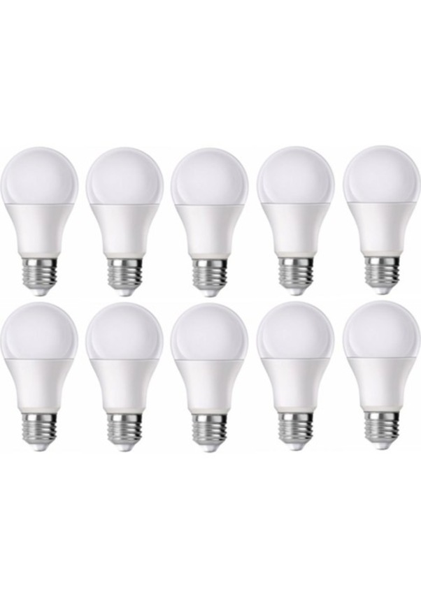 NOAS 9W SMD LED AMPUL E27 DUY 510 LM BEYAZ IŞIK 10 ADET
