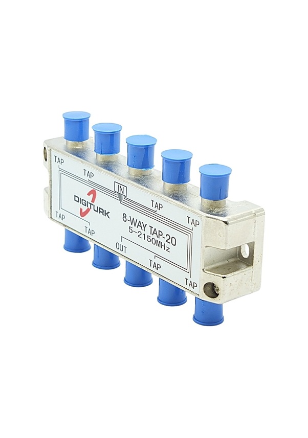 Resim Digitürk 5-2150 Mhz 20D8 8 Yollu Tap Switch 1/8 Splitter 