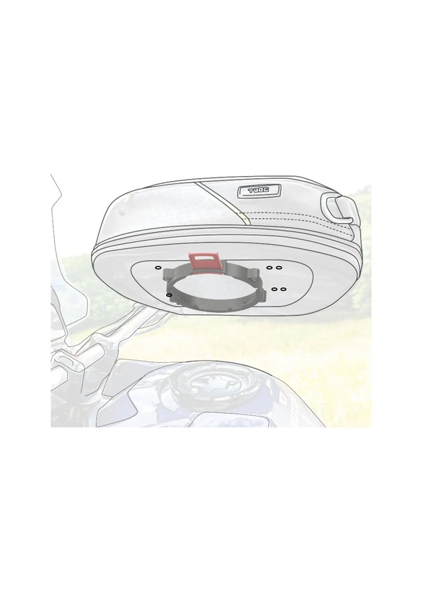 Resim Taac Twıstlock Depo Üstü Çanta Tc13tw 2,5 Lt Siyah 1239696 