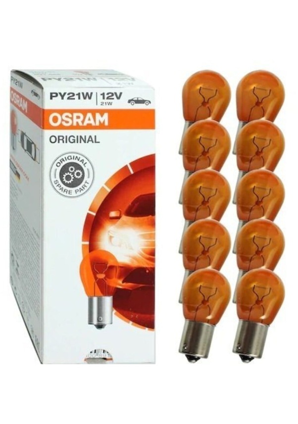 Osram 7507 Turuncu Sinyal Ampul 12v 21w 10 Adet Fiyatları ve Özellikleri