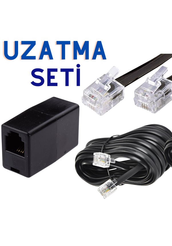 IRENIS ADSL VDSL Modem Kablosu, Uzatma Seti, 3 metre Fiyatları ve