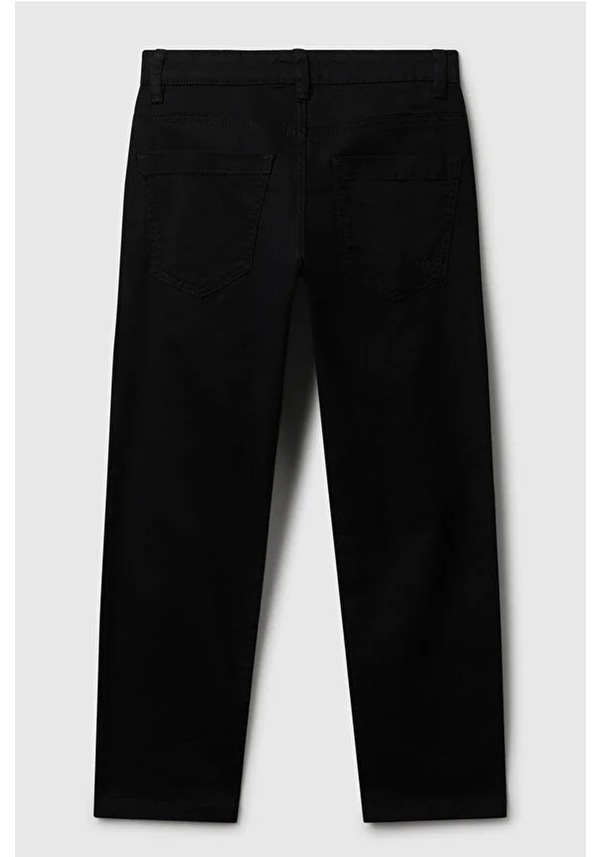 Resim Benetton Çocuk Pantolon Siyah 