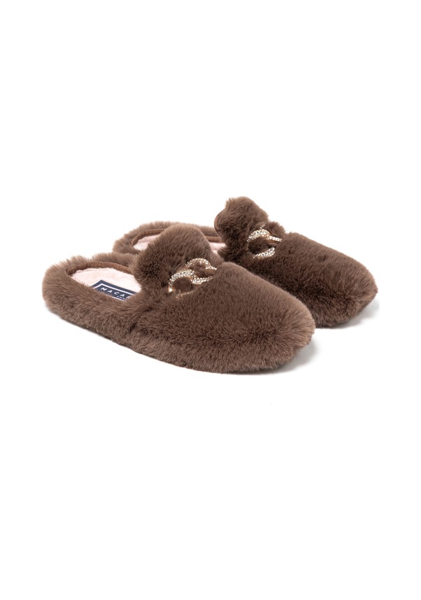 Resim Anaıs14 Taupe Terlik/ Panduf Ev Kadın Anaıs14-mk Macarena Groseto Pelo Jorge Anaıs14 Taupe 