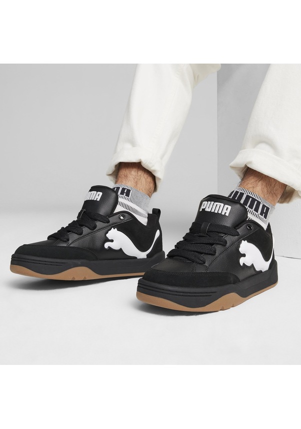 Resim Puma 395022 01 Unisex Spor Ayakkabı Siyah - Beyaz 