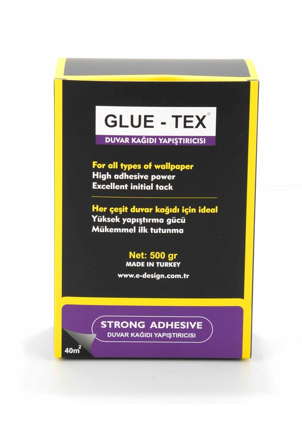 500 G GlueTex Duvar Kağıdı Tutkalı Fiyatları ve Özellikleri 500 G GlueTex Duvar Kağıdı Tutkalı Fiyatları ve Özellikleri