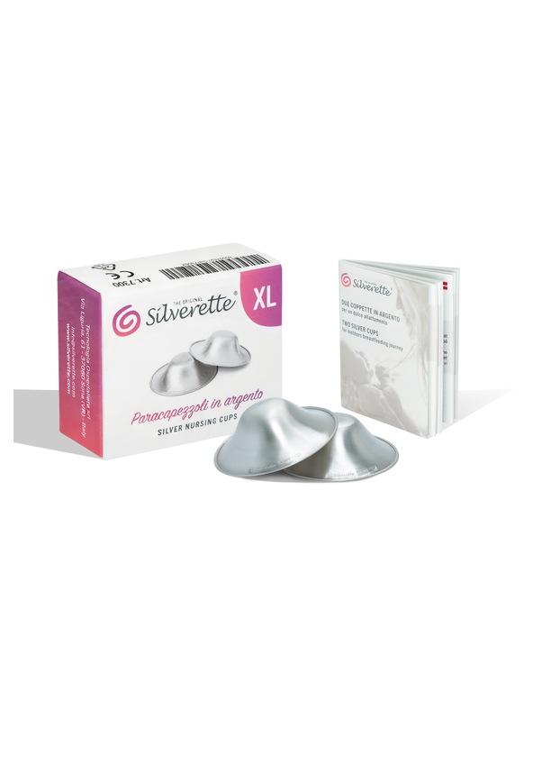 Silverette XL Gümüş Göğüs Ucu Koruma Kapağı + Hediyelik Paket Silverette XL Gümüş Göğüs Ucu Koruma Kapağı + Hediyelik Paket