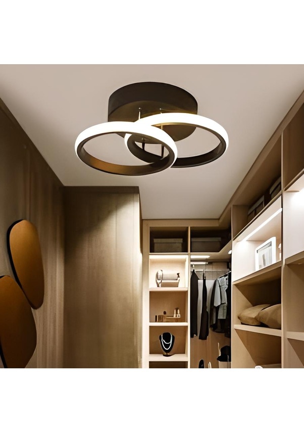 YUVARLAK HOLLED GİRİŞ HOL KORİDOR MODERN LED AVİZE