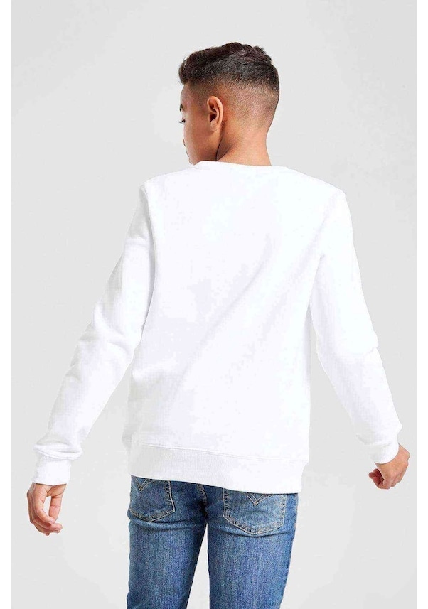 Resim One Punch Man Baskılı Unisex Çocuk Beyaz Sweatshirt (534754540) Beyaz 