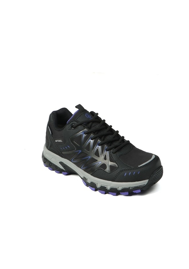 Resim Hammer Jack Su Geçirmez Siyah-Mor Kadın Ayakkabı 101 20108-G 