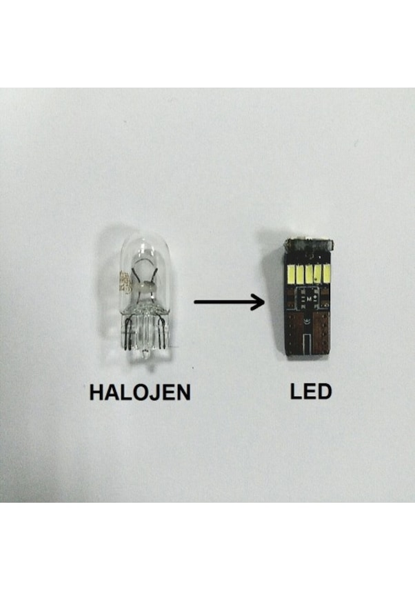 Resim Fardoktoru Vw Passat B7 Komple Beyaz Led Iç Aydinlatma Ampul Seti 