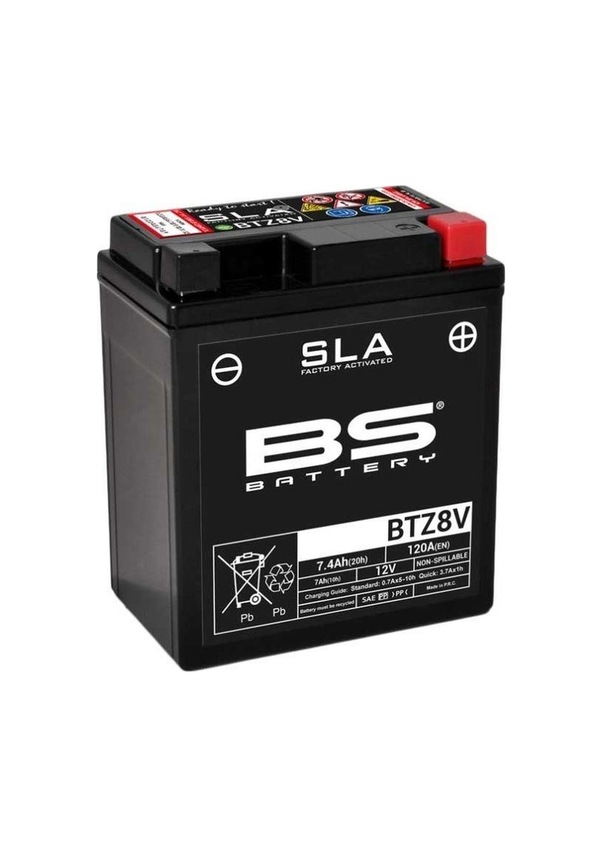 BS Battery Battery AGM BTZ8V (YTZ8V) SLA Maintenance-free Factory