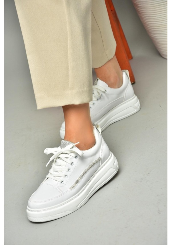 Resim Fox Shoes S602003409 Beyaz Spor Ayakkabı Sneakers Beyaz 