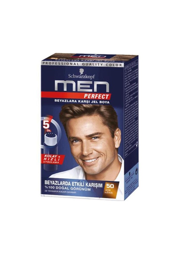 Schwarzkopf Men Perfect Jel Saç Boyası 50 - Açık Kahve Fiyatları ve ...