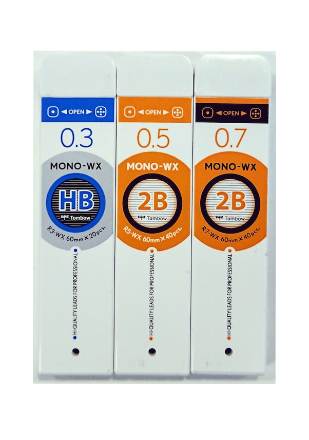 Tombow Mono-WX Profesyonel Uç 0.7mm 40'lı Tüp 2B Yüksek Fiyatı