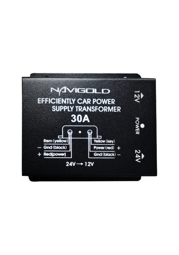Resim Navigold Oto Konvertör 24v Dc / 12v Dc 30 Amper 