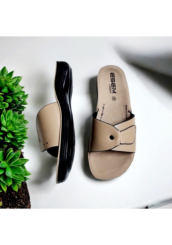 Resim Kadın Günlük Anatomik Cırtlı Ayarlanabilir Ev Ve Dışarı Terliği 001 