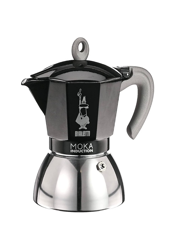 Bialetti İndüksiyon Mokapot Siyah 2 Cup 