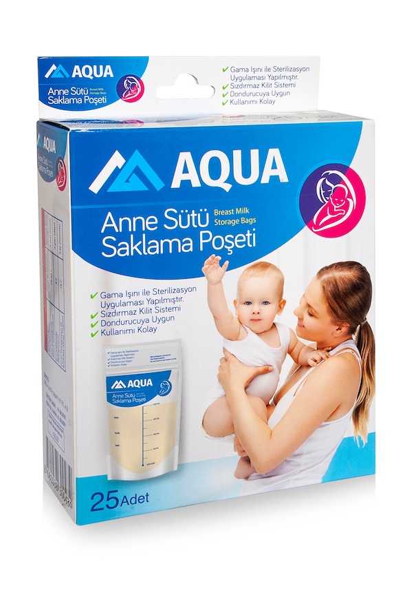 Aqua Anne Sütü Saklama Poşeti (25li)