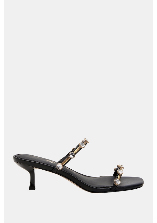 Resim Katy Perry The Ladie Gemstone Kadın Siyah Taşlı Topuklu Terlik Siyah 